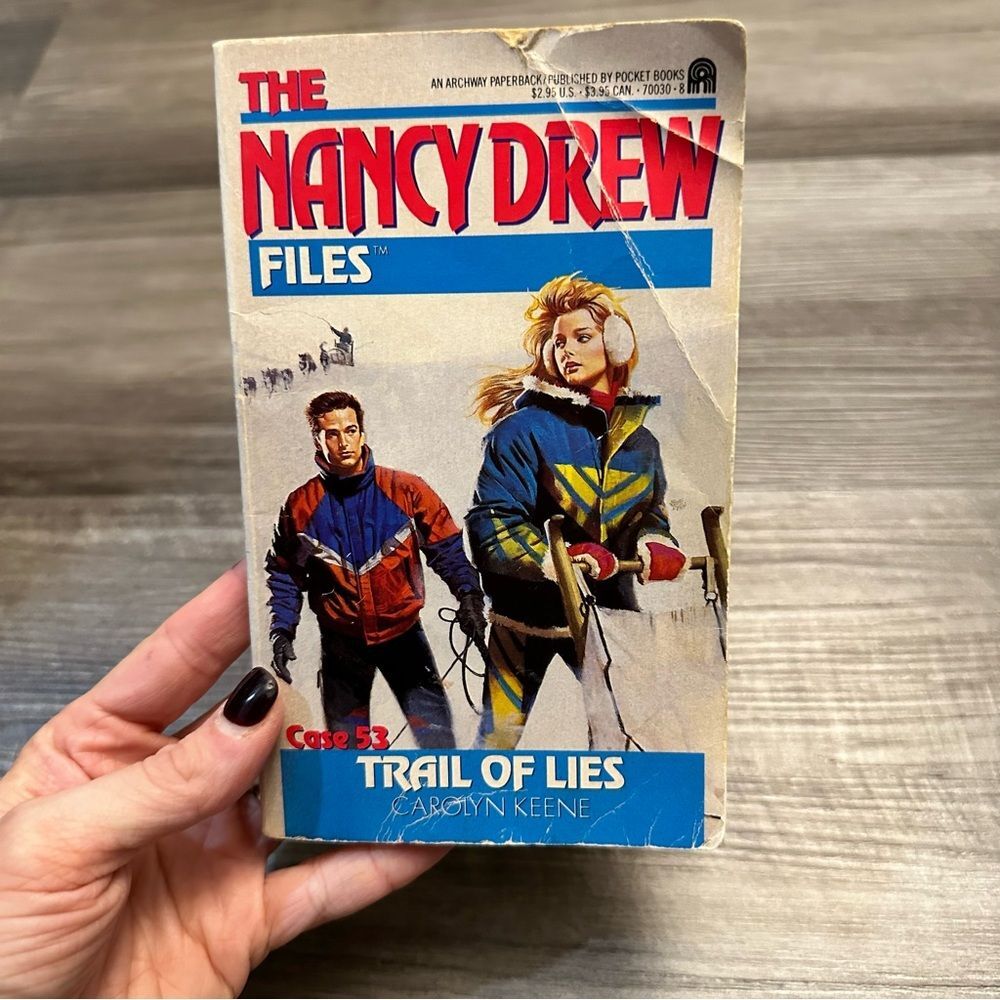 The Nancy Drew Files Case 53 Trail of Lies 1990 Paperback Vintage